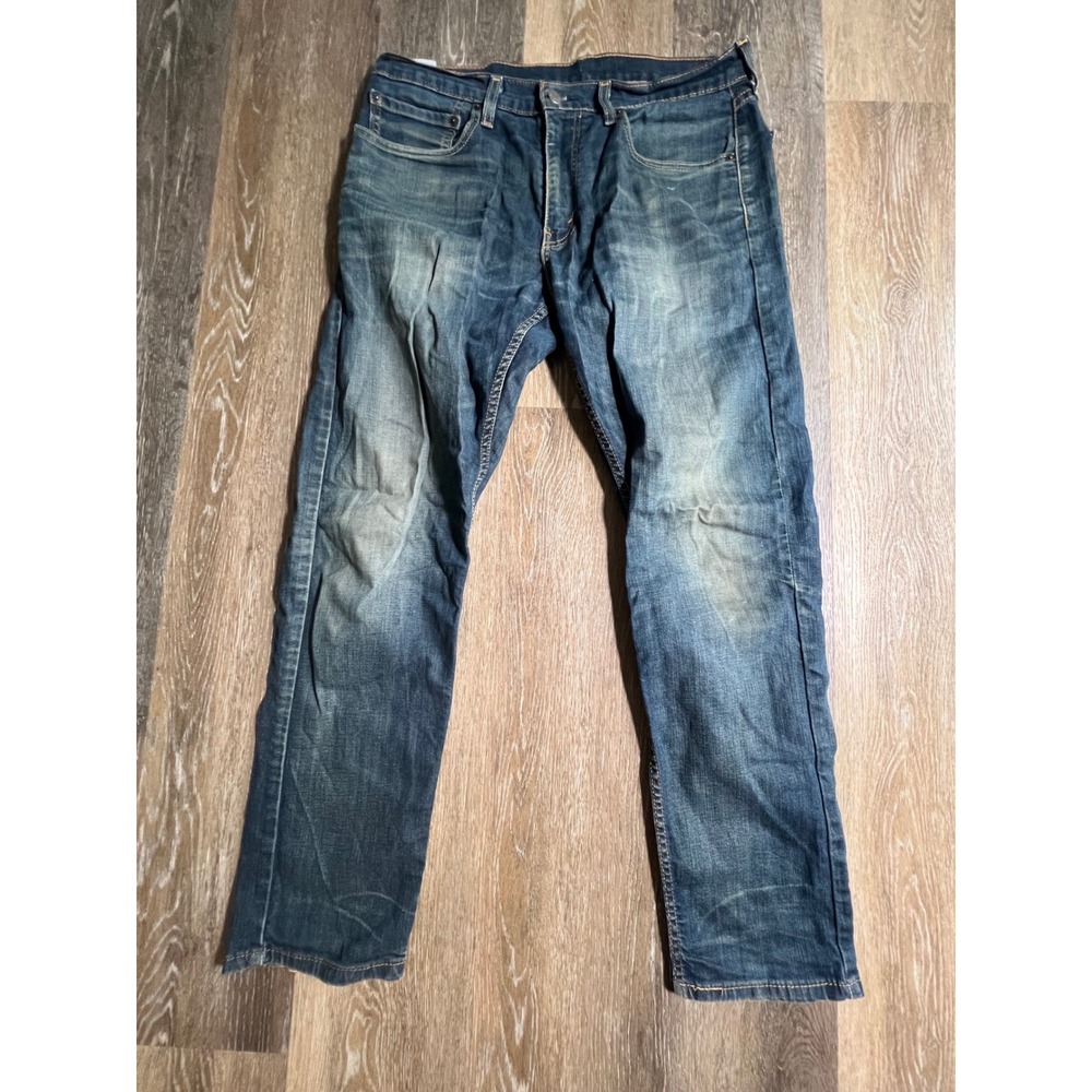 Levi's 502 Regular Taper‎ Jeans Mens 34x32 Blue Good Medium Wash Denim 5-Pocket